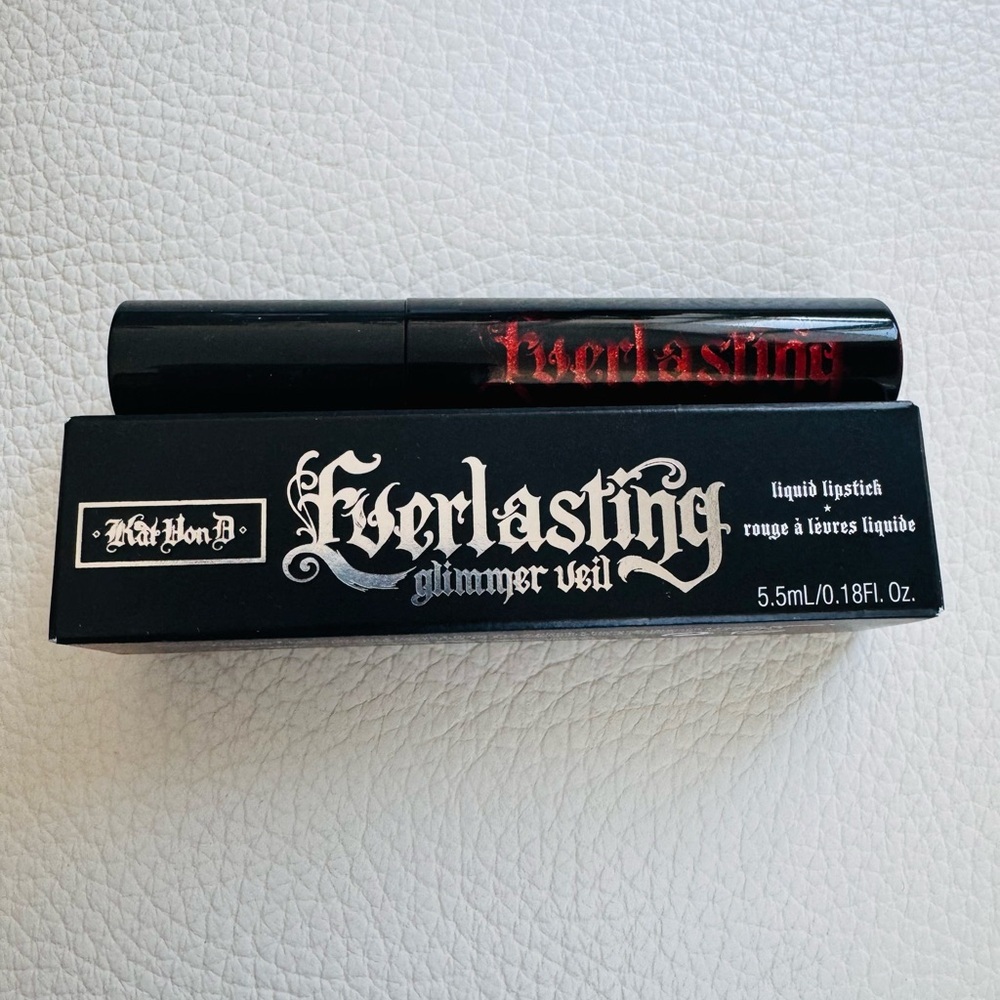 Kat Von D Everlasting Glimmer Veil Lipstick ROCKER RARE Hard to find unused